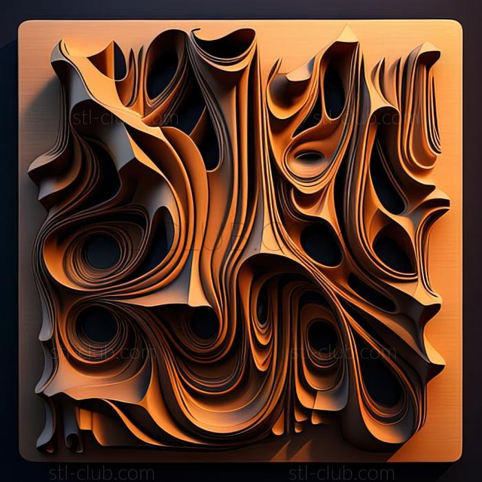 3D model st abstract art (STL)